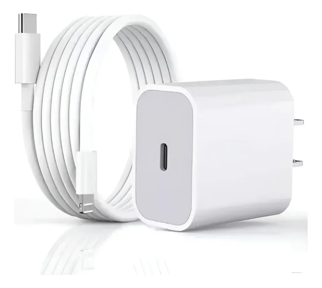 Apple Cargador 20W Iphone Tipo-C a Lightning · Ref. Acc-apple-20w